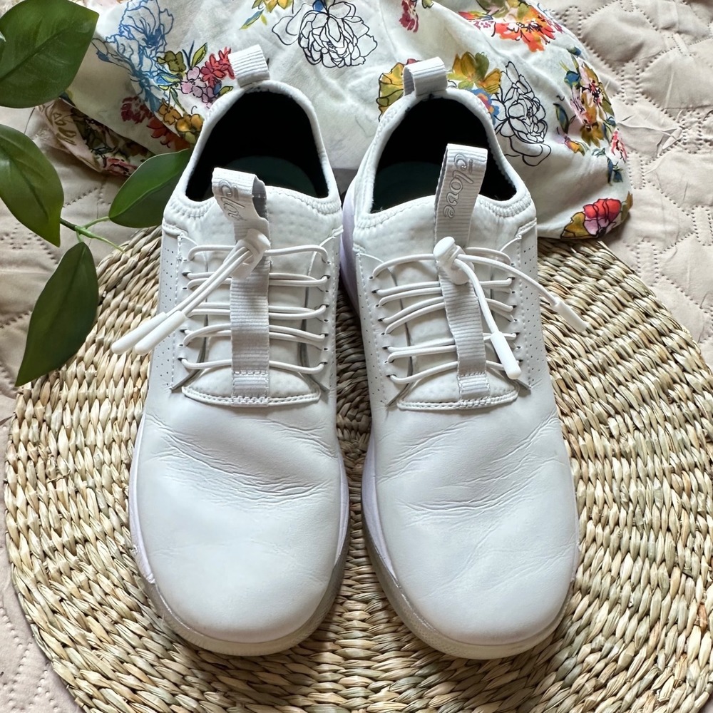 Clove Women Brilliant White Nursing Healthcare Sneakers Shoes W9.5 M8 CL0023
